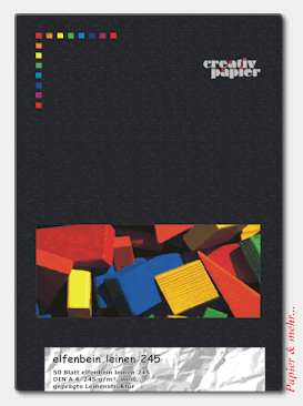 50 Blatt elfenbein LEINEN DIN A4 weiss 245 g/qm 