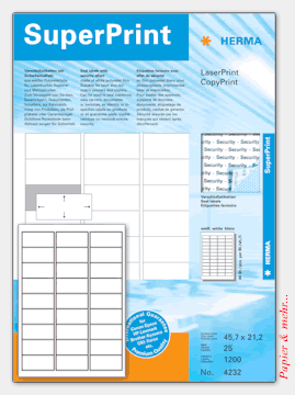 HERMA Sicherheitsetiketten 4232 