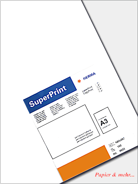 100 HERMA Etiketten, DIN A 3, weiss, permanent haftend 