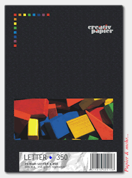 75 Blatt LETTER 350, DIN A 4, weiss, 350 g/qm