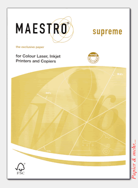 MAESTRO Supreme - Das Laser- und Kopierpapier