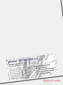 50 Blatt pretex 30.120 DIN A3, wasserfest, f&uuml;r Laserdrucker