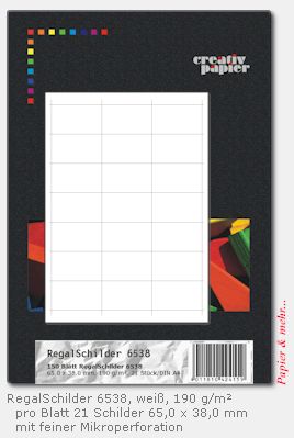 3150 Regalschilder  65.0 x 38.0 mm f&uuml;r die Preisauszeichnung und Warenkennzeichnung  in Regalen und Scannerschienen