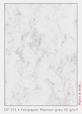 50 Bogen grau marmoriertes Sigel - Kartenkarton 200 g