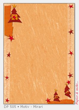 25 Blatt Weihnachtspapier, DIN A 4  - Motiv Mirari