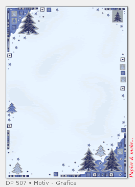 25 Blatt Weihnachtspapier, DIN A 4  - Motiv Grafica