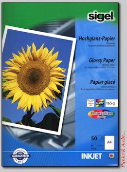 50 Blatt Sigel IP 240 DIN A 4, Spezialbeschichtes InkJet-Papier