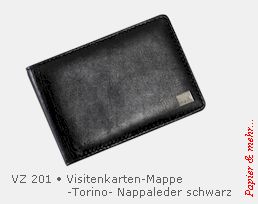 Leder - Visitenkarten-Etui VZ 201