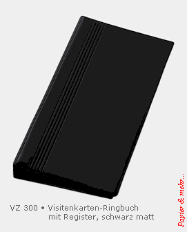 Visitenkarten - Ringbuch - VZ 300