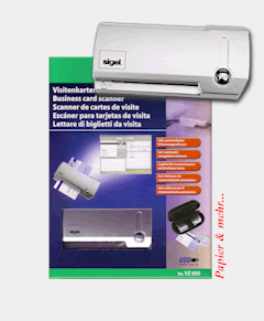 Sigel Visitenkarten - Scanner VZ 600