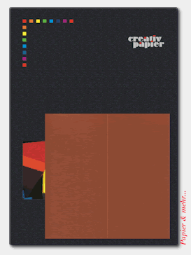 50 Bogen STARSHINE CARD DL kupfer - Metallic kupferfarbenes Laserpapier