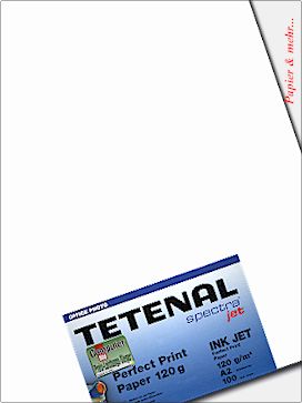 100 Blatt TETENAL Perfect Print 120 DIN A 3+ &Uuml;berformat 
