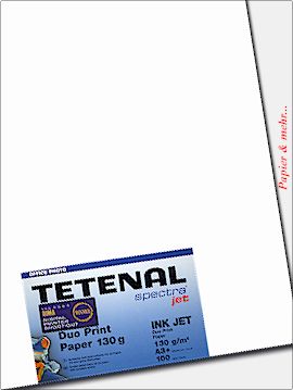 100 Blatt TETENAL Duo Print 130, DIN A 3+ - beidseitig bedruckbar 