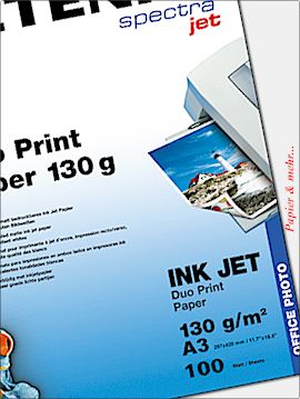 100 Blatt TETENAL Duo Print 130, DIN A 3 - beidseitig bedruckbar