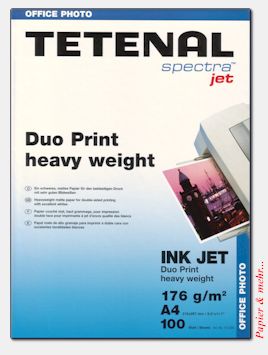 100 Blatt TETENAL Duo Print heavy weight, DIN A 4 - beidseitig bedruckbar