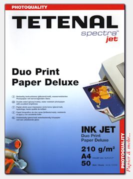 50 Blatt TETENAL Duo Print Paper Deluxe DIN A 4