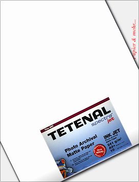 10 Blatt TETENAL Photo Arcival Matte Paper 241 DIN A 3+