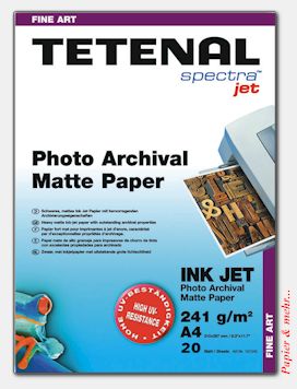 20 Blatt TETENAL Photo Arcival Matte Paper 241 DIN A 4