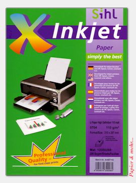 200 Blatt VIP - InkJet-Papier 110 g/m&sup2; DIN A 4