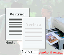 Tintenstrahlausdrucker siond nicht automatisch dokumentenecht